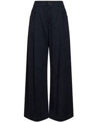 Brunello Cucinelli - Cobalt Cotton And Silk Interlock Track Pants - Lyst