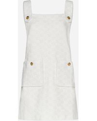 Gucci - GG Technical Jersey Mini Dress - Lyst