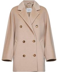 Max Mara - Oats 101801 Icon Coat Short Rebus Coat<Br - Lyst