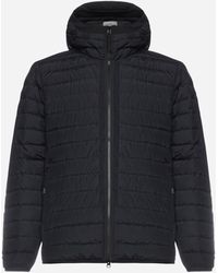 Stone Island Cotton Shearling-effect Hooded Jacket in Green - Lyst