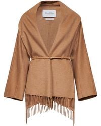 Max Mara - Camel Cardigan Coat - Lyst