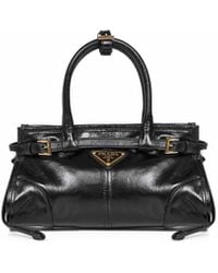 Prada - Borsa A Mano Prada Bonnie Mini Nera<Br - Lyst