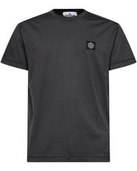 Stone Island - Lead 60/2 Cotton Jersey Slim-Fit T-Shirt - Lyst