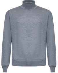 D 40 - Virgin Wool Turtleneck Sweater - Lyst