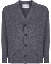 D 40 - Virgin Wool Knit Relaxed Fit Cardigan - Lyst