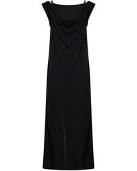 Bottega Veneta - Viscose Crêpe Jersey Long Dress - Lyst