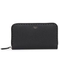 Fendi - Selleria Zip-Around Wallet - Lyst