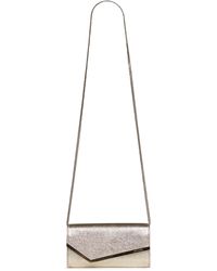 Jimmy Choo - Platinum Emmie Chain Clutch Bag - Lyst