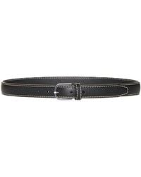 TOTEME - Slim Grained-Leather Trouser Belt - Lyst