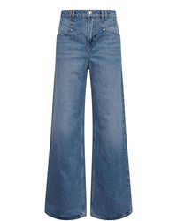 Isabel Marant - Cotton Denim Lemony Jeans - Lyst