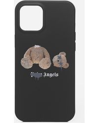 Palm Angels Spray Bear Iphone 12 Pro Max Case - Black