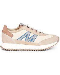 Moncler - Suede And Nubuck Pacey2 Sneakers - Lyst