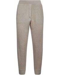 Brunello Cucinelli - Sparkling Vanisé Knit Trousers - Lyst