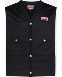 KENZO - Tactical Cotton Vest - Lyst