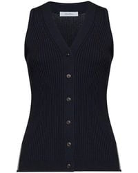 Max Mara - Ribbed Knit Mxmfiorire Vest - Lyst