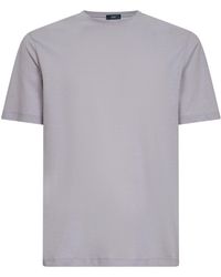 Herno - Light Lightweight Crepe Voile Jersey T-Shirt - Lyst