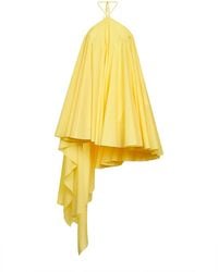Jacquemus - Pleated Dress With An Asymmetric Cut - Lyst