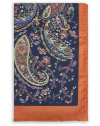 Etro - Cashmere Blend Paisley-Pattern Scarf - Lyst