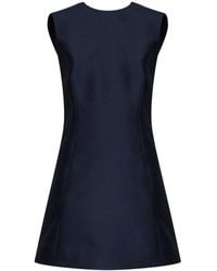 Balenciaga - Wool And Silk Blazer-Style A-Line Mini Dress - Lyst