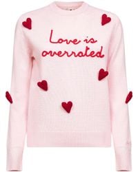 MC2 Saint Barth - Wool Blend New Queen Embroidered Sweater - Lyst