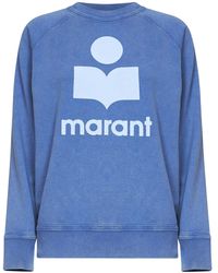 Isabel Marant - Cotton Blend Millyny Logo Sweatshirt - Lyst