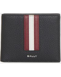 Bally - Logo Leather Bifold Wallet - Lyst