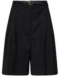 Max Mara - Mstadorno Belted Bermuda Shorts - Lyst