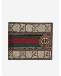 Gucci - Ophidia GG Supreme Fabric Bifold Wallet - Lyst