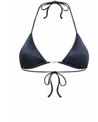MC2 Saint Barth - Triangle Bikini Top Leah Plate Lycra - Lyst