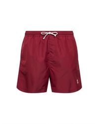 Brunello Cucinelli - Cherry Nylon Swim Shorts - Lyst