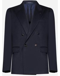 Tagliatore - Single-breasted Wool And Mohair Blazer - Lyst
