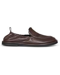 Studio Nicholson - Chocolate Nappa Leather Donovan Loafers - Lyst