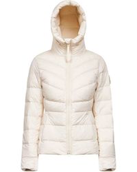 Canada Goose - Ivory Clair Tonal Label Hooded Jacket - Lyst