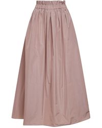 Herno - Powder New Techno Taffeta Long Skirt - Lyst