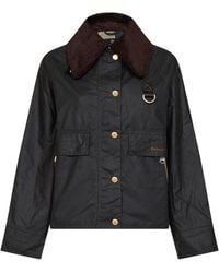 Barbour - Sage Waxed Cotton Catton Jacket - Lyst