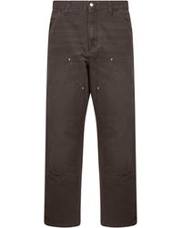 Carhartt - Cotton Canvas Double Knee Jeans - Lyst