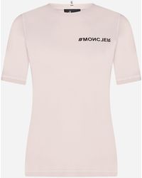 3 MONCLER GRENOBLE - Logo Jersey T-shirt - Lyst