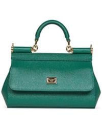 Dolce & Gabbana - Emerald Mini Sicily Handbag - Lyst