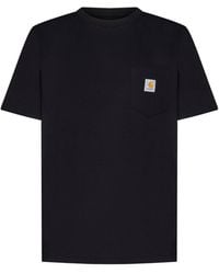 Carhartt - Cotton T-Shirt With Chest Pocket - Lyst