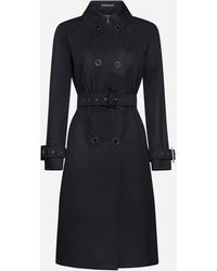 Herno - Delon Double-breasted Cotton Trench Coat - Lyst
