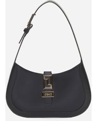 Versace - Greca Goddess Leather Small Hobo Bag - Lyst