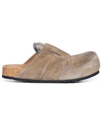 Balenciaga - Suede Calfskin Dumbo Mules - Lyst