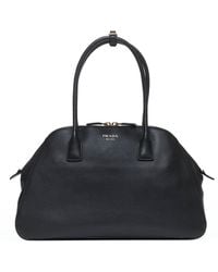 Prada - Leather Shopping Medium Bag <Br/ <Br - Lyst