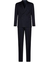 Tagliatore - Bruce Wool Double-Breasted Suit - Lyst
