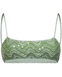MC2 Saint Barth - Bralette Bikini Top Sadie Sequin - Lyst