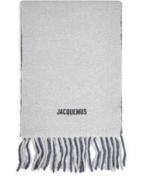 Jacquemus - Sciarpa La Sciarpa Moisson Grigia - Lyst