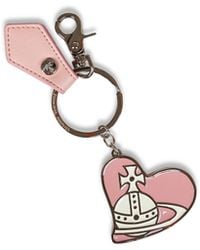 Vivienne Westwood - Orb Heart Keyring<Br - Lyst