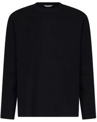 Hevò - Compact Viscose-Blend Knit Fiumara Sweater - Lyst