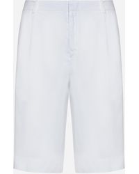 Malo - Linen Shorts - Lyst