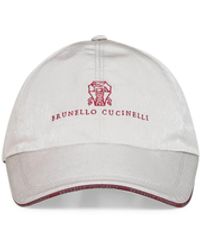 Brunello Cucinelli - Baseball Cap Bonded Nylon - Lyst